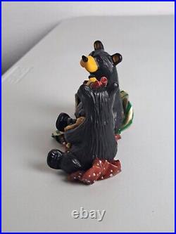 BEARFOOTS BEARS CHRISTMAS MORNING Resin Figurine Jeff Fleming Big Sky Carvers