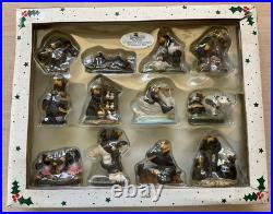 BEARFOOTS Bears by Jeff Fleming 12 Days of Christmas Ornament Set BIG SKY NIB