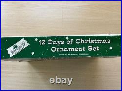 BEARFOOTS Bears by Jeff Fleming 12 Days of Christmas Ornament Set BIG SKY NIB