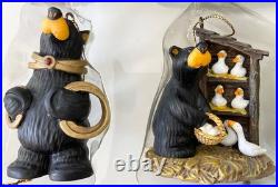 BEARFOOTS Bears by Jeff Fleming 12 Days of Christmas Ornament Set BIG SKY NIB