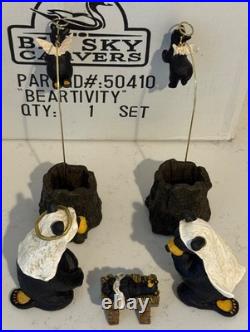 BEARFOOTS Nativity Set Beartivity Christmas 7 Piece Set Jeff Fleming 50410 Bear