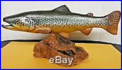 BIG SKY CARVER RAINBOW TROUT 16 8/22 Very Rare Edition Signed Bill Reel