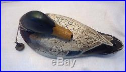 BIG SKY CARVERS ANTIQUE SERIES MALLARD DUCK Signed By Larry Houser