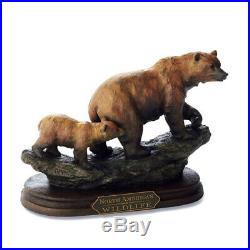BIG SKY CARVERS Bear and Cub Sculpture MOUNTAIN MATRIARCH by MARC PIERCE