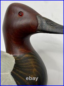 BIG SKY CARVERS Canvasback Duck Decoy Signed S. Maccagnano Vintage