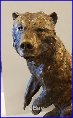 BIG SKY CARVERS Dick Idol Collection Whose Creel BEAR Ursine SCULPTURE Ltd. Ed