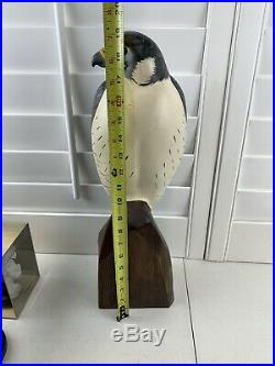 BIG SKY CARVERS FALCON WOOD CARVING Numbered Signed
