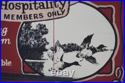 BIG SKY CARVERS GUNNER'S CLUB Duck Hunting Shotgun 3D Wood Sign 19x16 Dad Gift