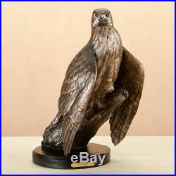 BIG SKY CARVERS Hawk Sculpture by MARC PIERCE Signature Collection FIRST LIGHT
