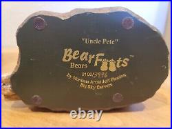 BIG SKY CARVERS JEFF FLEMING BEARFOOTS Uncle Pete The Gardener 0100/3986 MINT