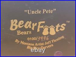 BIG SKY CARVERS JEFF FLEMING BEARFOOTS Uncle Pete The Gardener 0100/3986 MINT