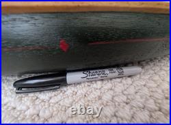 BIG SKY CARVERS Large 22.5 Faux Wood Canoe Replica Nostalgia Cabin Lake Decor