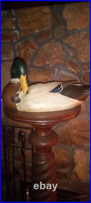 BIG SKY CARVERS MALLARD Duck Decoy with weight Crafted 2002 14.5x6.5