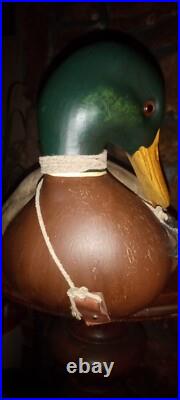 BIG SKY CARVERS MALLARD Duck Decoy with weight Crafted 2002 14.5x6.5