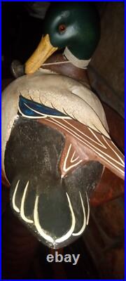BIG SKY CARVERS MALLARD Duck Decoy with weight Crafted 2002 14.5x6.5