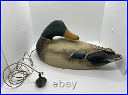 BIG SKY CARVERS MALLARD WOOD DECOY DUCK HANDCARVED PAINTED with Weight