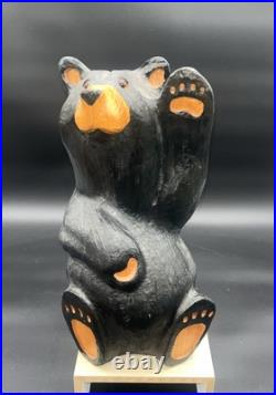 BIG SKY CARVERS Mikey JEFF FLEMING HAND CARVED BEAR STATUE 13 Tall