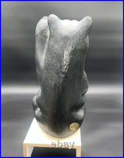 BIG SKY CARVERS Mikey JEFF FLEMING HAND CARVED BEAR STATUE 13 Tall