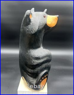 BIG SKY CARVERS Mikey JEFF FLEMING HAND CARVED BEAR STATUE 13 Tall