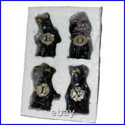 BIG SKY CARVERS Noel Bears Jeff Fleming Christmas Figurine Bearfoots 50423 NIB