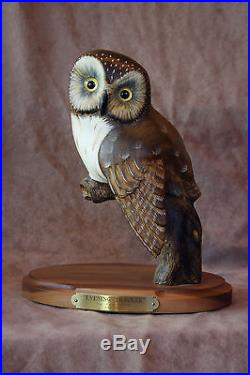 Big Sky Carvers Wood Owl By Ken White #315/12050