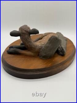 BIG SKY Carvers Baby Elk Sculpture by Glenn Swanson