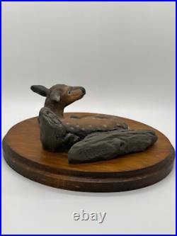 BIG SKY Carvers Baby Elk Sculpture by Glenn Swanson