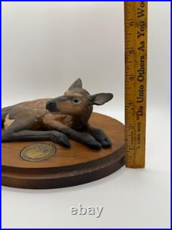 BIG SKY Carvers Baby Elk Sculpture by Glenn Swanson