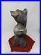 BIG-SKY-Carvers-Black-Bear-With-Fish-MONTANA-Hand-Carved-15-Tall-OLD-VTG-01-zme