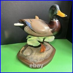 BIG SKY Carvers Limited Ed. Mallard Wood Duck Sculpture #314/1250 Hand Carved