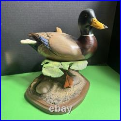 BIG SKY Carvers Limited Ed. Mallard Wood Duck Sculpture #314/1250 Hand Carved