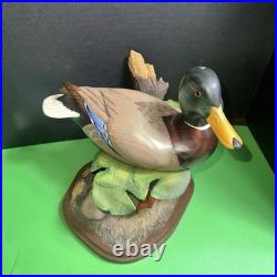 BIG SKY Carvers Limited Ed. Mallard Wood Duck Sculpture #314/1250 Hand Carved