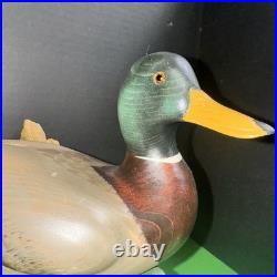 BIG SKY Carvers Limited Ed. Mallard Wood Duck Sculpture #314/1250 Hand Carved