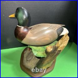 BIG SKY Carvers Limited Ed. Mallard Wood Duck Sculpture #314/1250 Hand Carved