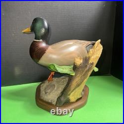 BIG SKY Carvers Limited Ed. Mallard Wood Duck Sculpture #314/1250 Hand Carved