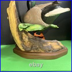 BIG SKY Carvers Limited Ed. Mallard Wood Duck Sculpture #314/1250 Hand Carved