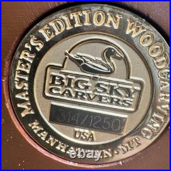 BIG SKY Carvers Limited Ed. Mallard Wood Duck Sculpture #314/1250 Hand Carved