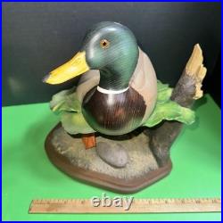 BIG SKY Carvers Limited Ed. Mallard Wood Duck Sculpture #314/1250 Hand Carved