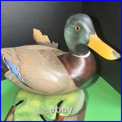 BIG SKY Carvers Limited Ed. Mallard Wood Duck Sculpture #314/1250 Hand Carved