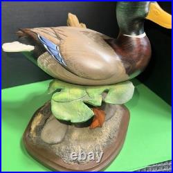BIG SKY Carvers Limited Ed. Mallard Wood Duck Sculpture #314/1250 Hand Carved