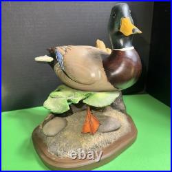 BIG SKY Carvers Limited Ed. Mallard Wood Duck Sculpture #314/1250 Hand Carved
