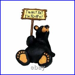 BSC/Bearfoots by Jeff Fleming 30150177 I'M FLUFFY Resin Bear Fig. #0107/R425