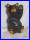 BSC-Big-Sky-Carvers-Jeff-Fleming-Solid-Wood-13-Waving-Bear-Paw-Up-Sculpture-VTG-01-iuqp