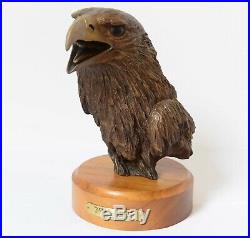 Bald eagle cold-cast bronze sculpture Noble Spirit Big Sky Carvers Montana