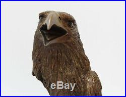 Bald eagle cold-cast bronze sculpture Noble Spirit Big Sky Carvers Montana