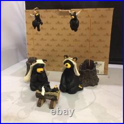 Bear Christmas Nativity Scene Bearfoots Big Sky Carvers Jeff Fleming Beartivity