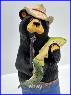 Bear Foots 8 Resin Bear Fishing Figurine Redneck Jeff Fleming Big Sky Carvers