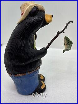 Bear Foots 8 Resin Bear Fishing Figurine Redneck Jeff Fleming Big Sky Carvers