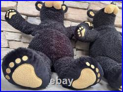 BearFoots Bear Plush Black Big Sky Carvers Artist Jeff Fleming 1996 17 LOT of 2