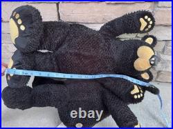 BearFoots Bear Plush Black Big Sky Carvers Artist Jeff Fleming 1996 17 LOT of 2